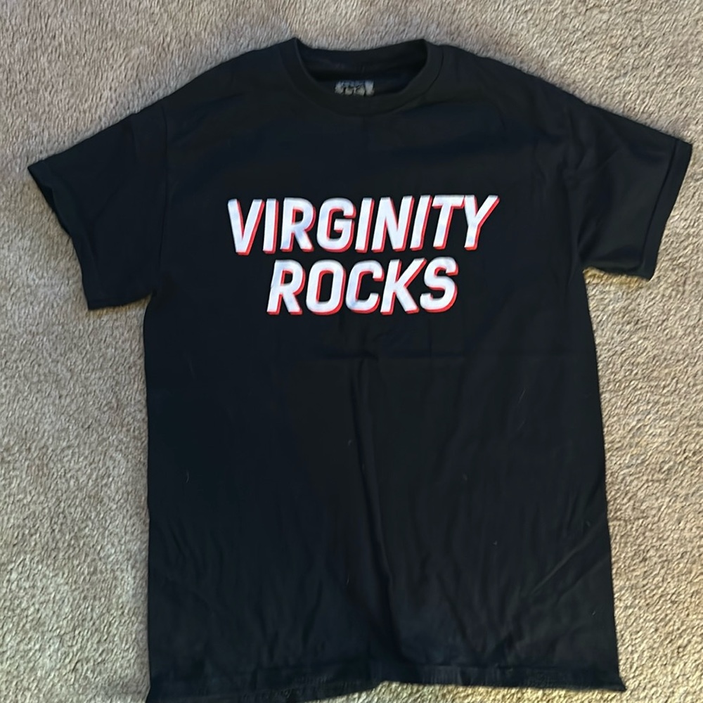Virginity rocks short sleeve shirt
